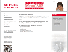 Tablet Screenshot of medicare-darmstadt.de